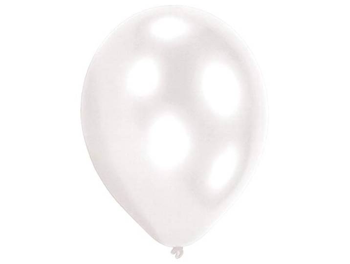 Amscan 9904918 25 latexballonnen, wit