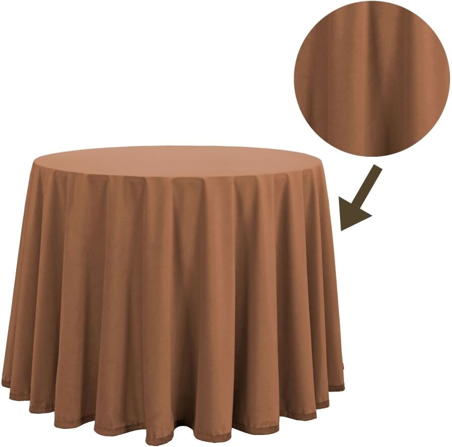 DONEGAL COLLECTIONS Falda mesa camilla Velvet terciopelo 90x90cm Ante