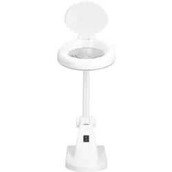 Nedis, Tischlampe, Lupenleuchte Linsenstärke: 3 - 12 Dioptrien 6500 K 6 W 400 lm Weiss (400 lm)