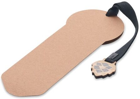 Marque-page personnalisé avec pin GROWBOOKMARK beige