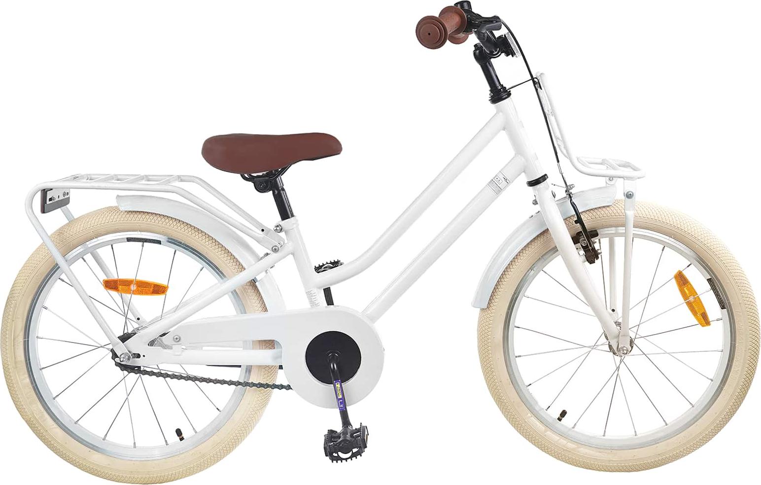 Kinderfahrrad 20 Zoll für 6-11 Jahre alt Weiß