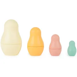 2x Bieco Stapelspielzeug Silikon Matroschka Tropical Vibes