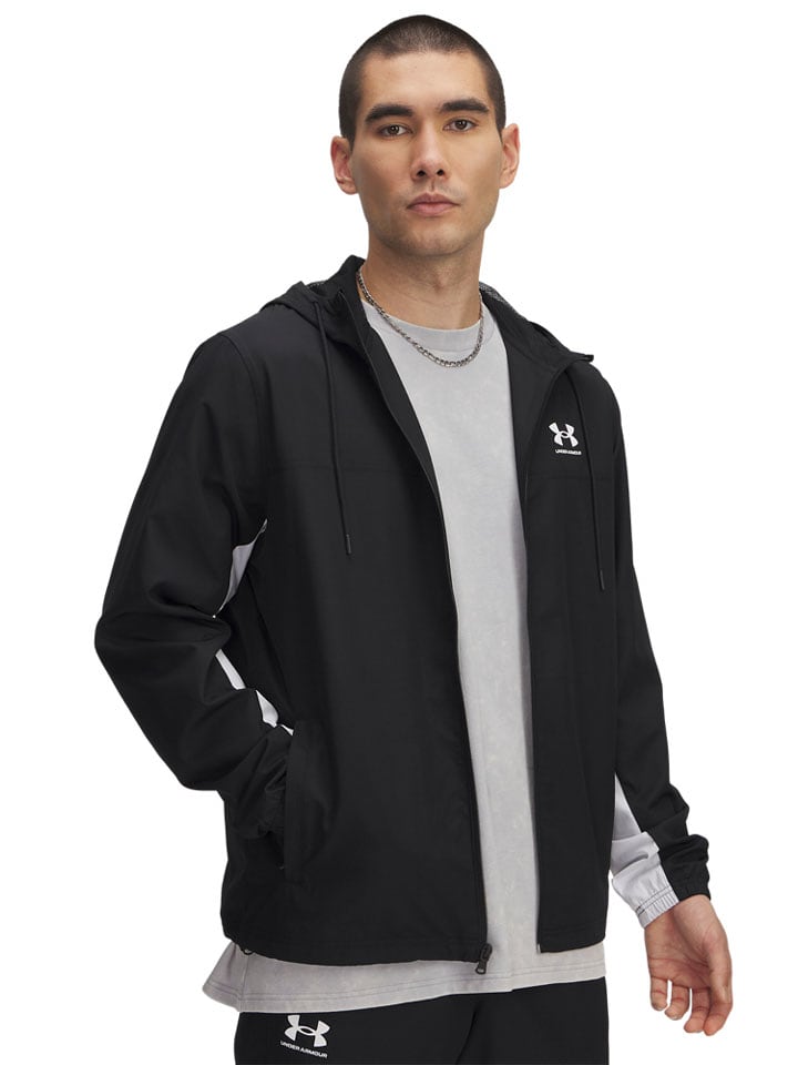 Under Armour Windbreaker "Rival" in Schwarz - L