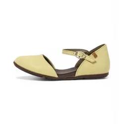 El Naturalista für Damen. 2ND544ZR0005_0G3 Nd54 Stella Limettengrüne Ledersandalen (42), Wohnung, Schnalle, Lässig