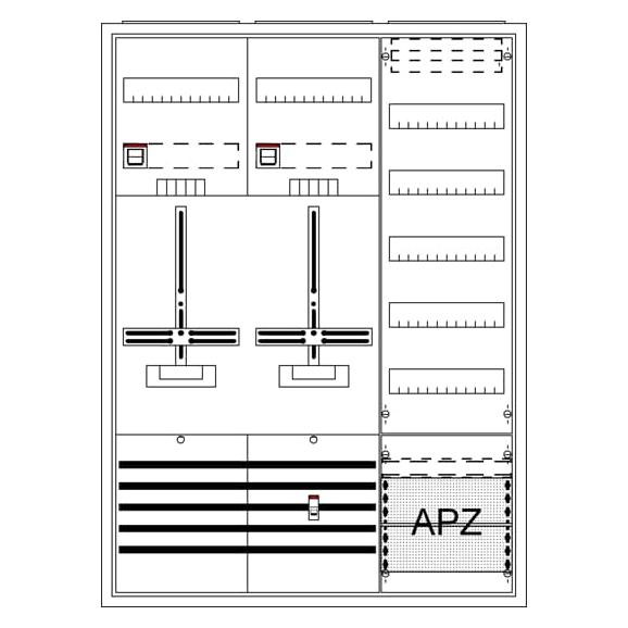 ABB STRI Komplettschrank (2CPX054467R9999)