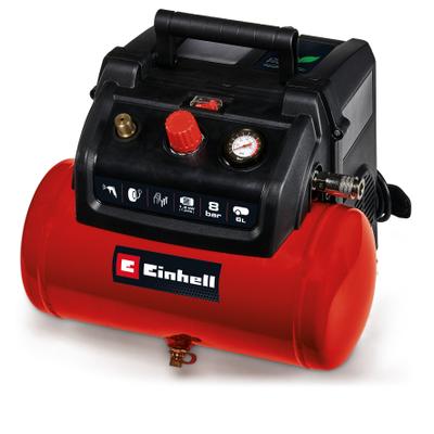 Kompressor EINHELL "TC-AC 190/6/8 OF", rot (ohne farbbezeichnung), B:31,6cm H:28cm L:35cm, Kompressoren