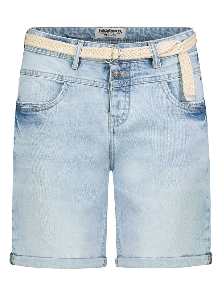 Sublevel Jeans-Bermudas in Hellblau - L