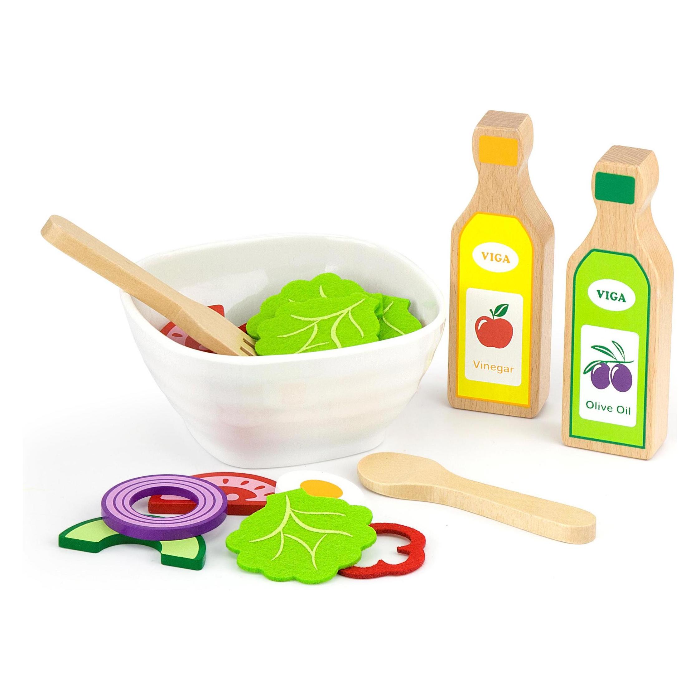 Viga Toys Spiel-Lebensmittel Salat-Set (908561)