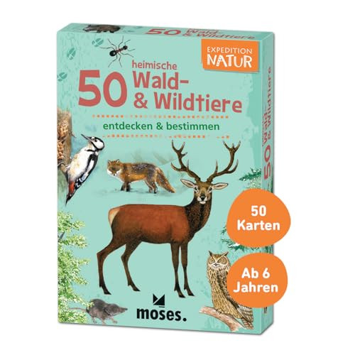 Expedition Natur. 50 heimische Wald- & Wildtiere: ontdek en bepaal dieren door Moses
