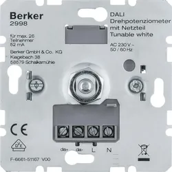Berker DALI Drehpotenziometer 2998