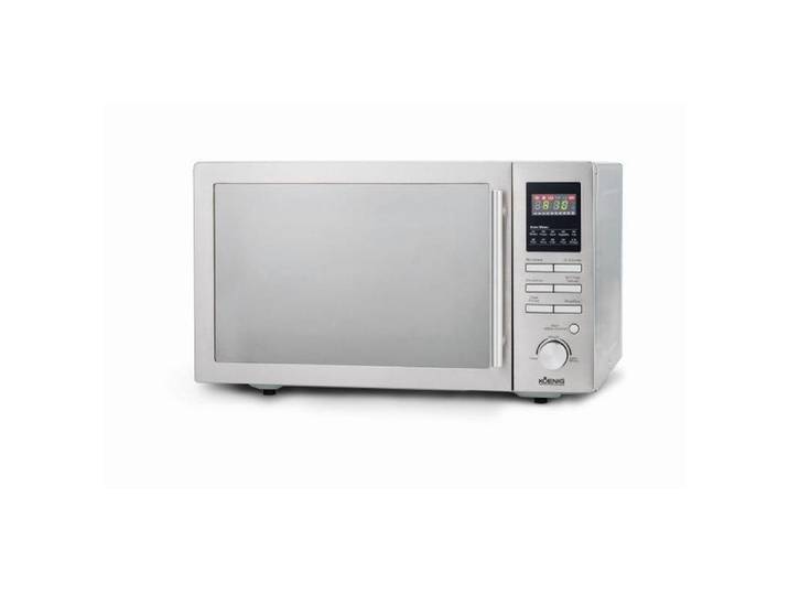 KOENIG Mikrowelle mit Grill 3-in-1 Silberfarben , silber (altsilberfarben), Mikrowellen, Mikrowelle