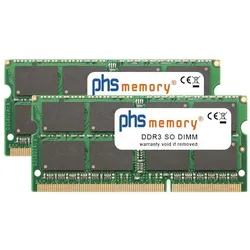 PHS-memory 16GB (2x8GB) Kit RAM Speicher für Synology RackStation RS1219+ DDR3 SO DIMM 1600MHz (2 x 8GB), RAM Modellspezifisch