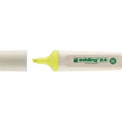 EDDING Textmarker 24 EcoLine gelb Strich-B.2-5 mm Keilspitze - 4-24005
