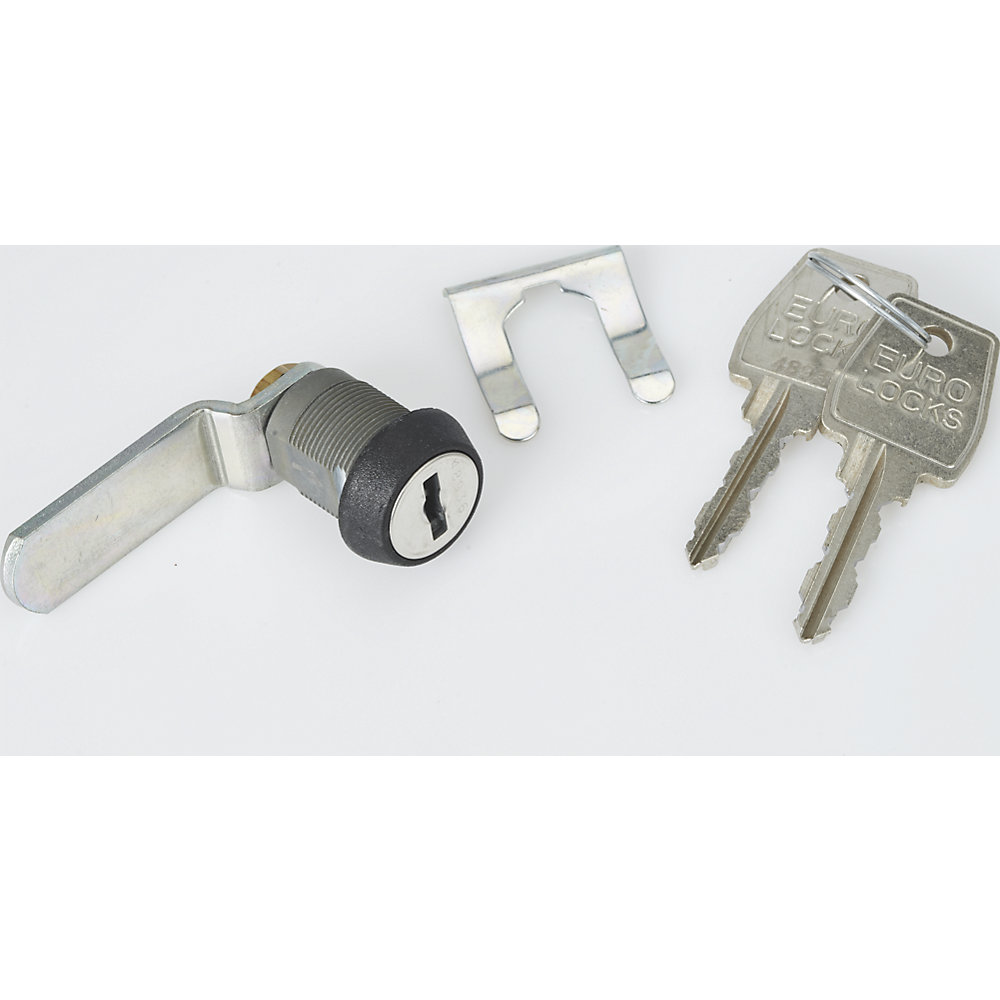 kaiserkraft Ersatz-Zylinderschloss, Eurolock, inkl. 2 Schlüssel