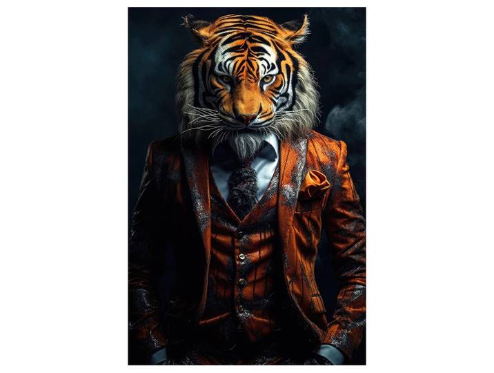 Canvas Stylish Tiger image LAND