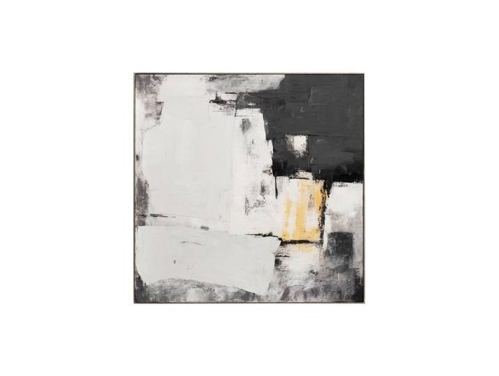 Handgemaltes, gerahmtes Bild „Salt & Pepper“ 100 x 100 cm Multicolor Crea Collection