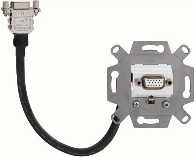 Rutenbeck Prise VGA simple KM-VGA KP Up 0 rouge (17010555)
