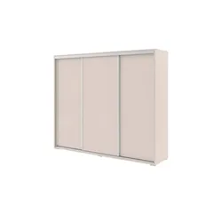 Schwebetürenschrank   ¦ beige ¦ Maße (cm): B: 250 H: 215 T: 62.0
