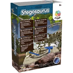 2x Science4you Stegosaurus - Ausgrabungs-Kit