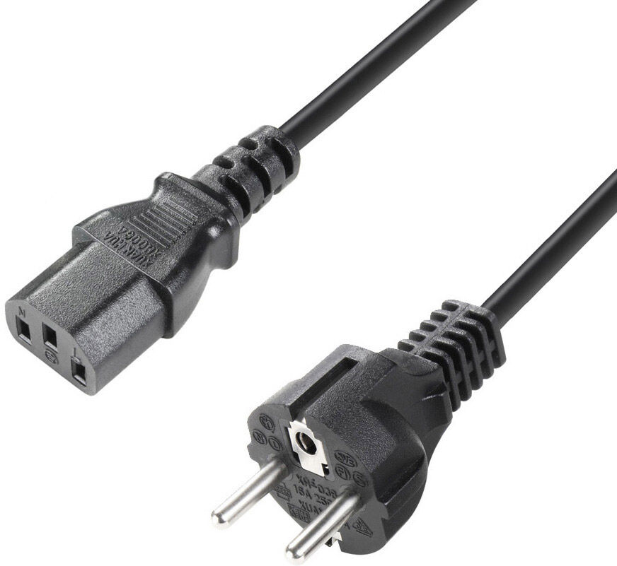 Adam Hall Cables 4 Star Pkd 0500 - Netzkabel   Adam Hall® Iec C13 X Cee 7/7   5 M