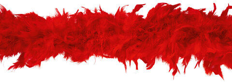 Federboa, rot, 90 g, 1,80 Meter