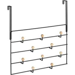 Relaxdays, Kleiderhaken + Wandgarderobe, Türgarderobe