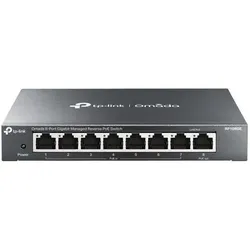 TP-Link TL-RP108GE Easy Smart Switch, 7xGb passives POE-in, 1xGb passives POE-out (8 Ports), Netzwerk Switch