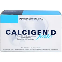 Calcigen D Forte 1000mg/880I.e. Brausetabletten 120 ST