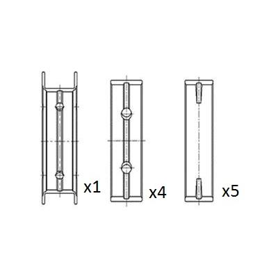 FAI AUTOPARTS Kurbelwellenlager BM1113-STD