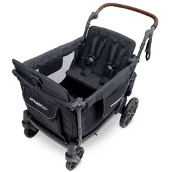 WonderFold, Kinderwagen, L4 Quad-Kinderwagen für 4 Kinder / Bollerwagen (6 Monate - 4 Jahre)