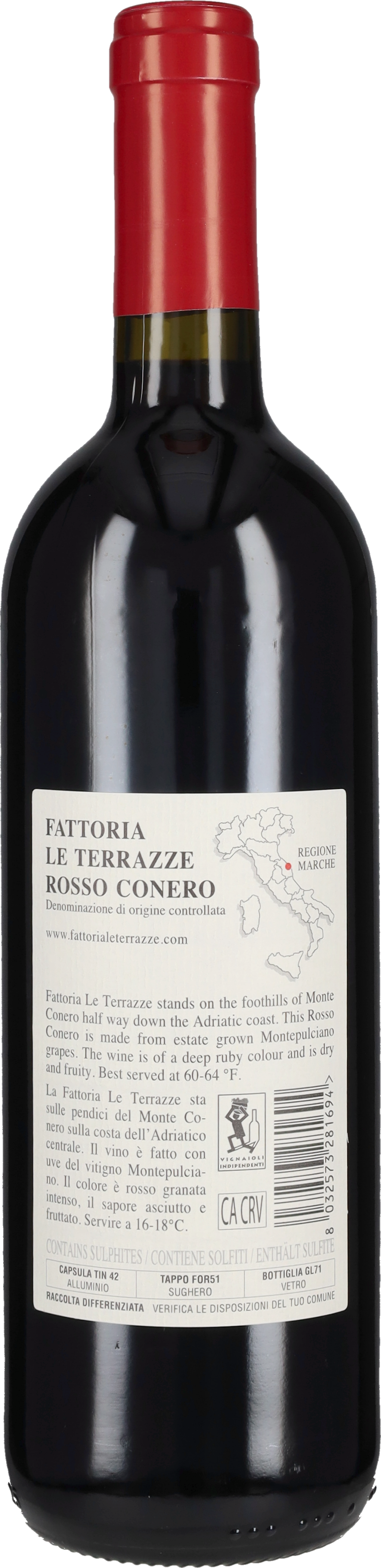 Rosso Conero Fattoria Le Terrazze 2023