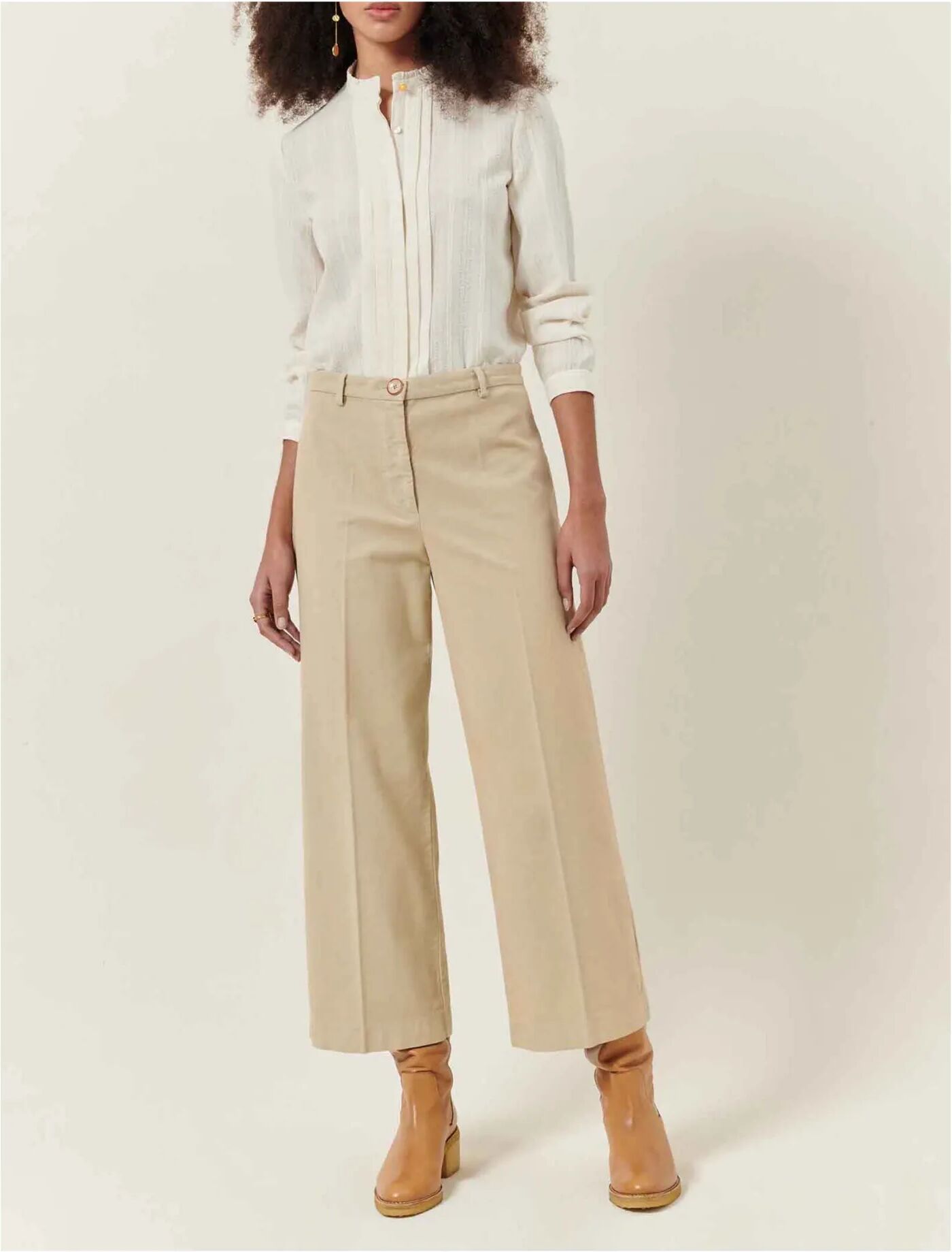 Sessùn Pantalon Alberpeach Ecru XL