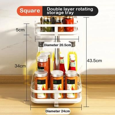 Inspire Essentials 360 Rotating Spice Organizer Turntable 11