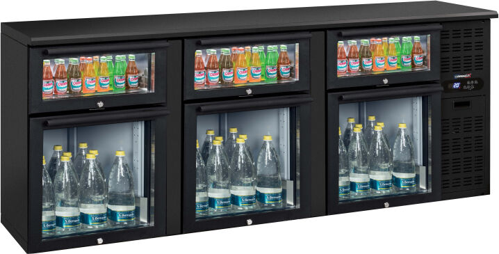 Casselin Back Bar 3 x 2 Cassetti Misto Vetro