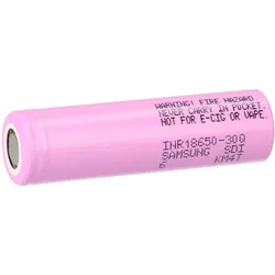 Samsung INR18650-30Q 18650 Akku 3,6V 3000mAh 15A Flat Top