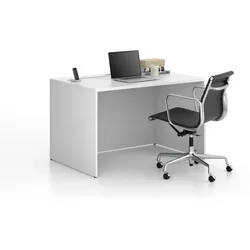 Büroschreibtisch FRAME, 1200 x 800 mm, weiß