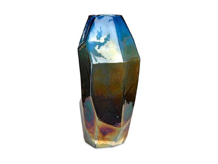Design Vase „Graphic Luster“ Blau Pols Potten
