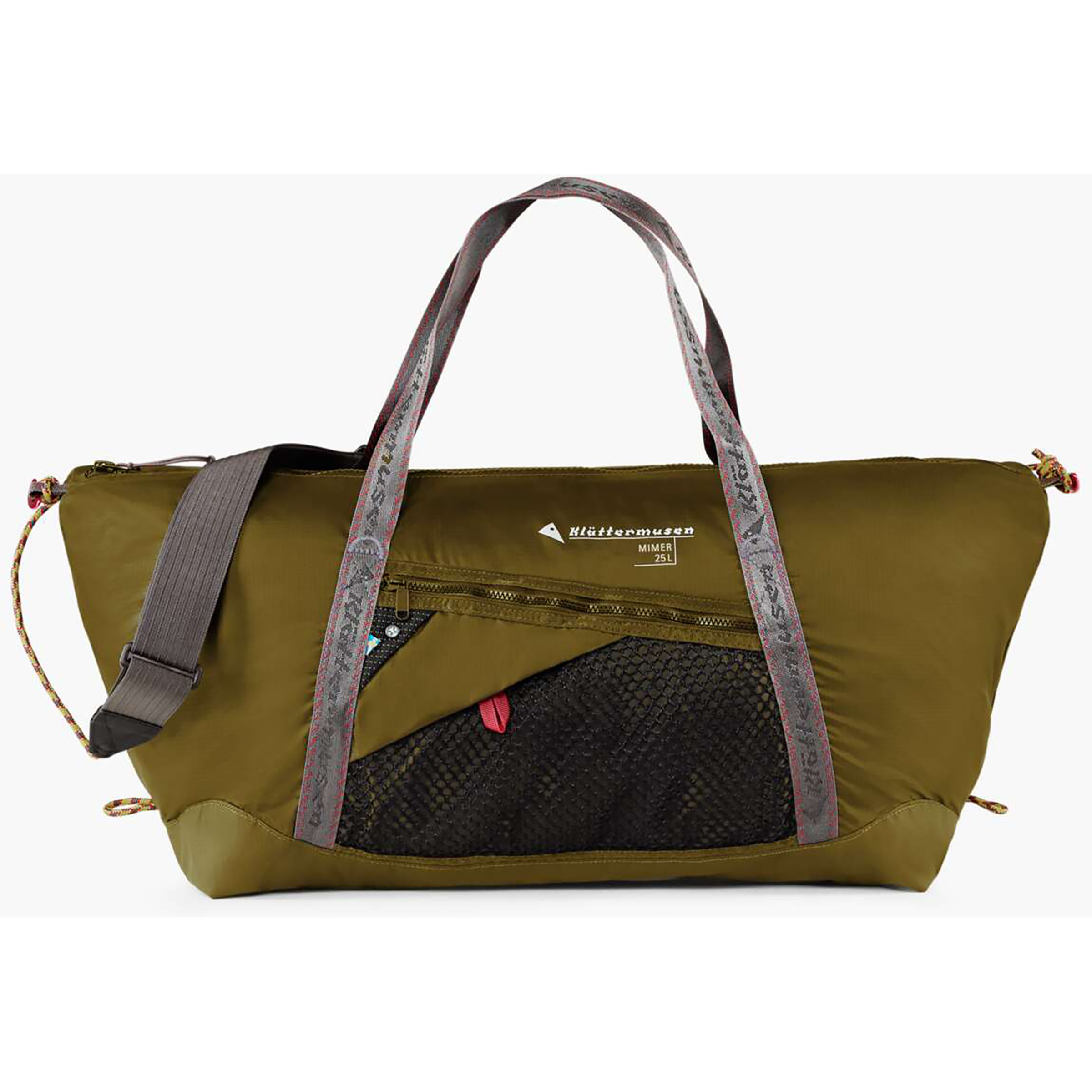 Klättermusen Mimer 25L Dufflelbag Reisetasche braun Größe 25L Lifestyle