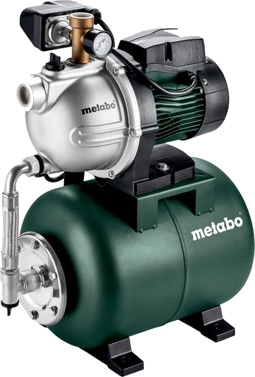 Metabo HWW 3500/25 G Dompelpomp, 900 W, 4,5 bar, 3500 l/u, IPX4, zwart/groen/roestvrij staal
