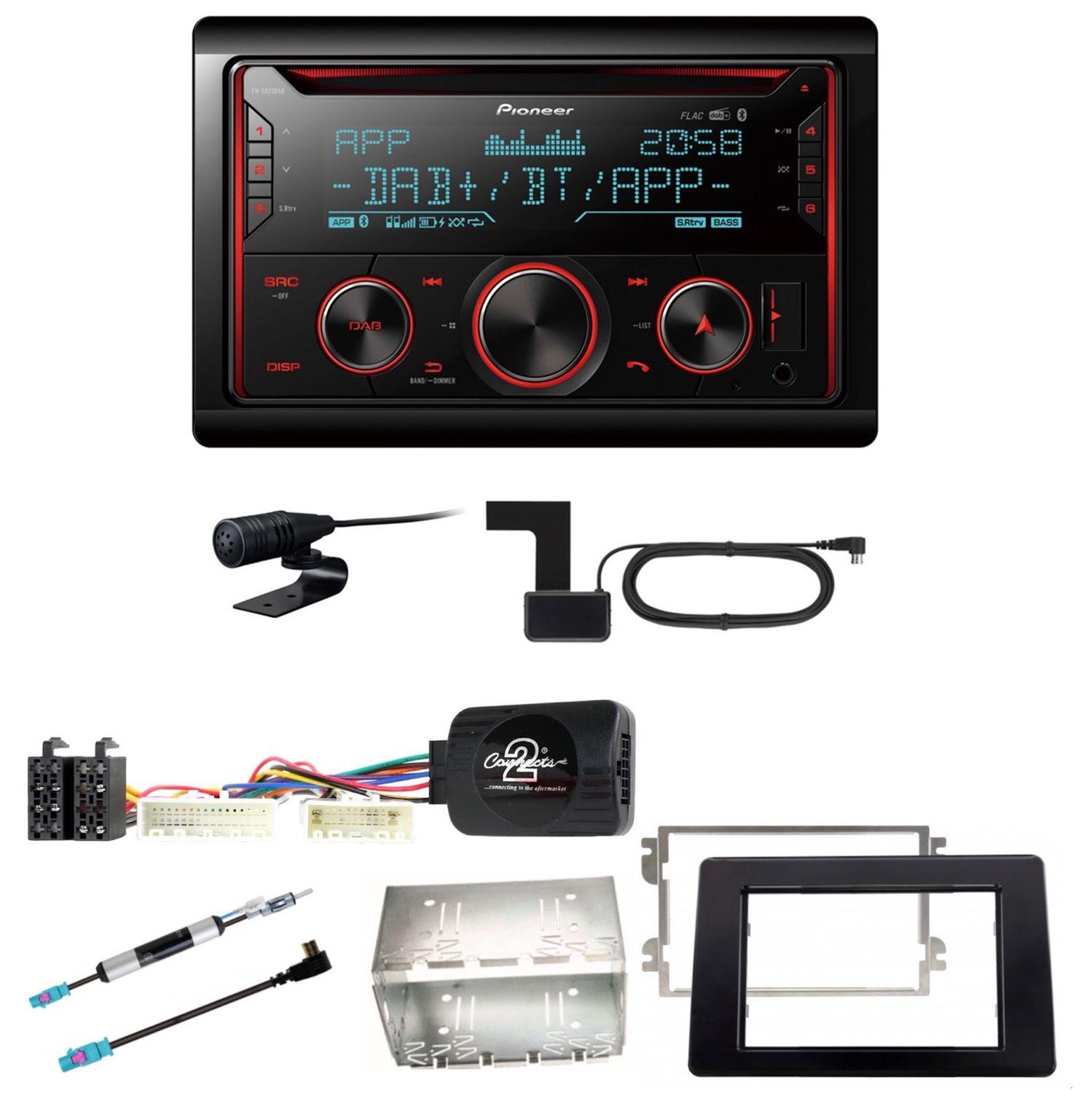 Pioneer FH-S820DAB USB Digitalradio CD Einbauset für Renault Master 3 ab 2019