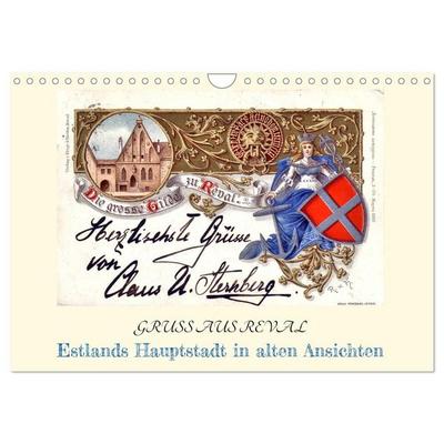 GRUSS AUS REVAL - Estlands Hauptstadt in alten Ansichten (Wandkalender 2027 DIN A4 quer), CALVENDO Monatskalender