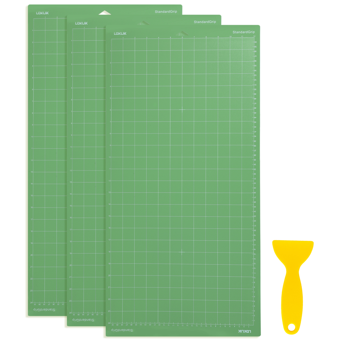 LOKLiK Cutting Mat - Green Standard Grip - 30cm x 60cm - 3-pack SG-GJ-0026-US-L-B2B