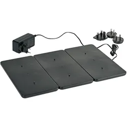 Duni LED-Ladestation für Zelda & Nour 26 x 39 cm Schwarz, 2 Stk/Krt (2 x 1 Stk)