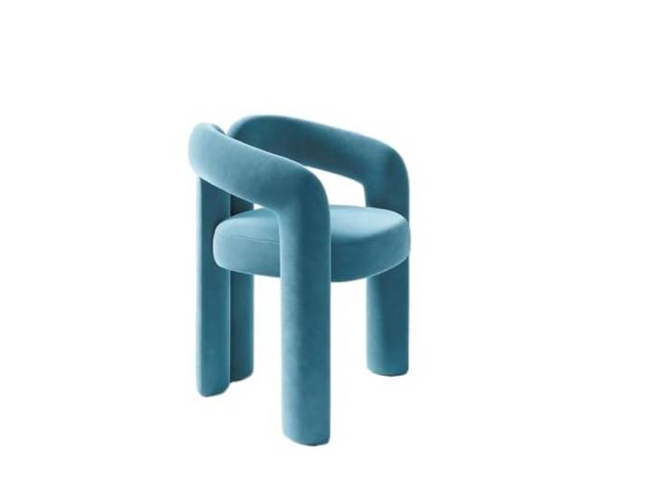 Zymjzbetic Multifunktionaler Make-up-Stuhl, Schlafzimmer-Hocker, Ankleide-Rücken-Garderobe(Blue)