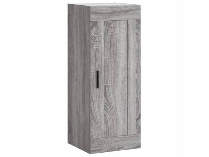 Armoire murale rangement élégante 34 x 34 x 90 cm bois marron