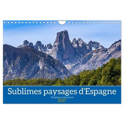 Sublimes paysages d'Espagne (Calendrier mural 2027 DIN A4 vertical), CALVENDO calendrier mensuel