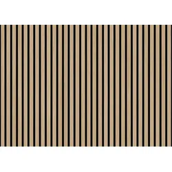 ter Hürne SilentDesign 1-Side Collection Akustikpaneele ruhig naturgeölt Langpaneel Eiche Wolga Furnier 3000x520x21 mm