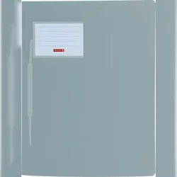 BRUNNEN 102015092 Schnellhefter FACT!pp transluzente PP-Folie silver