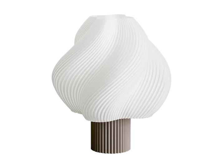 Crème Atelier Soft Serve tragbare Tischleuchte Mocha, 23 cm