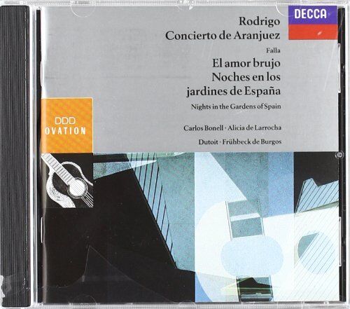 Alicia de Larrocha - Concierto de Aranjuez/Spanische Gärten/+ - Preis vom 04.10.2026 03:51:26 h